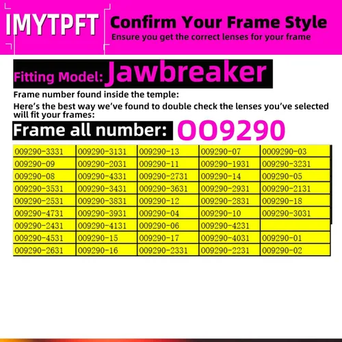 Miniatura 4 de CompatibleReemplazo para lentes oakleys Jawbreaker