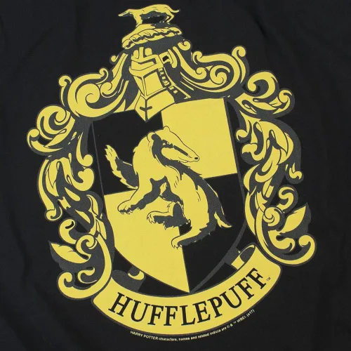 Miniatura 5 de Popfunk Harry Potter Hufflepuff Logo Hogwarts Youth Kids Boys & Girls Sudadera con capucha y calcomanías
