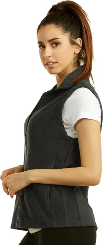 Miniatura 3 de Chaleco de invierno de forro polar con cremallera completa para mujer