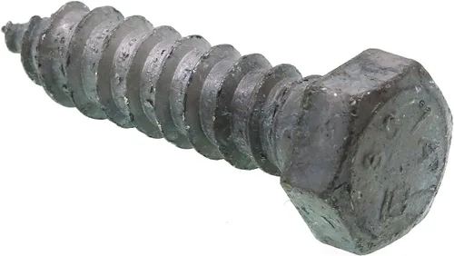 Prime-Line 9056788 Tornillos hexagonales de 1/2 pulgada x 2 pulgadas, acero galvanizado por inmersión en caliente A307 grado A (paquete de 25)