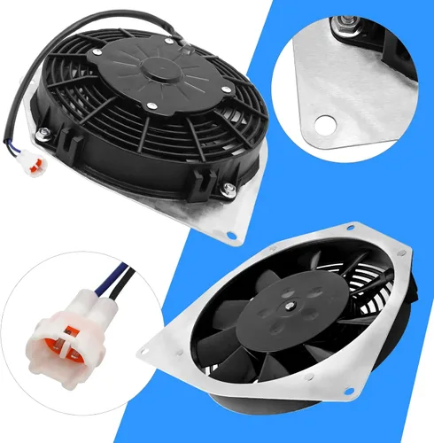 Miniatura 4 de Ventilador de salida de refrigeración para radiador de alto rendimiento 1S3-12405-00-00 para Yamaha Raptor 700 700R YFM700 2006-2012