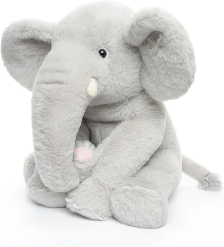 Miniatura 2 de WEIGEDU Elefante de peluche gris de 13" - Juguete de felpa para niños, niñas, bebés, para regalo de baby shower, para dormir, para cumpleaños