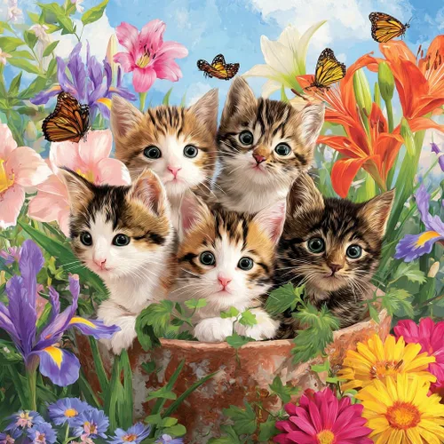 Miniatura 18 de Milila Kits de pintura de diamantes para adultos, kits de arte de diamantes redondos para principiantes para decoración de pared del hogar, 11.8 x