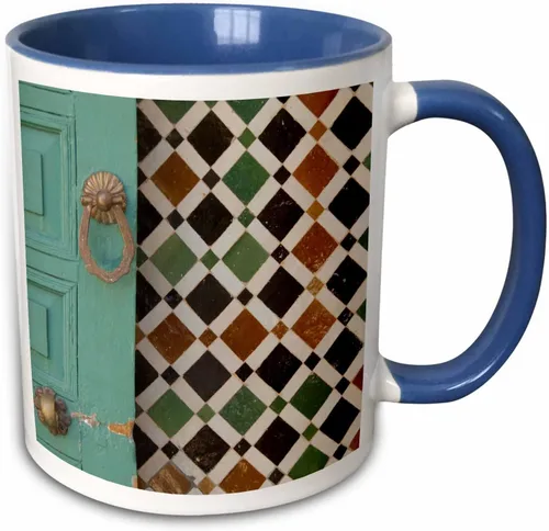 Miniatura 9 de 3dRose Danita Delimont – Moorish la Arquitectura – Marruecos, Islamic law courts, puerta de knocker-af29 cmi0032 – Cindy Miller Hopkins – Tazas