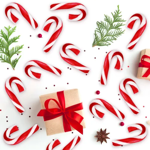 Miniatura 4 de Bastones de caramelo mini clásicos de Navidad en sabor a menta rojo y blanco para indulgencia familiar en festividades - pequeños bastones