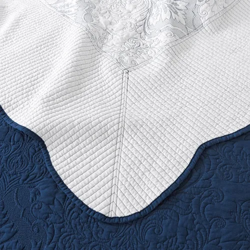 Miniatura 170 de HoneiLife - Juego de colcha de tamaño Queen, juego de ropa de cama de pana bordada de 3 piezas, colcha de lujo, ligera, cálida, para todas las Pana