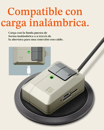 Miniatura 8 de Spigen Funda para AirPods Pro 3, Classic LS compatible con AirPods Pro de 3ª generación (2025) inspirada en el diseño clásico de mouse Macintosh