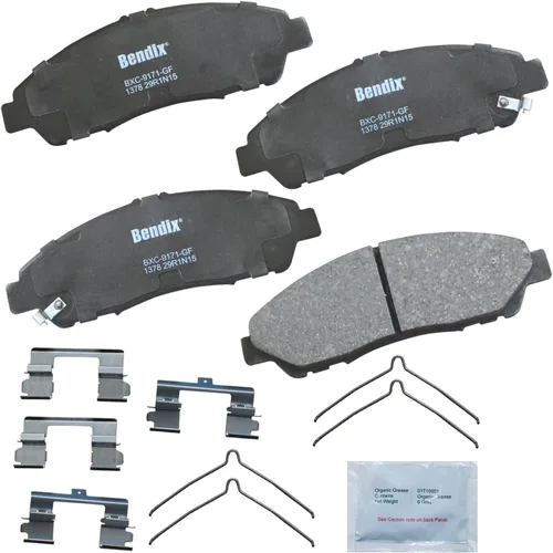 Miniatura 422 de Pastillas de freno delanteras cerámicas Bendix Priority1 CFC2302 para Hyundai Elantra 2021, Sonata 2022-2020, Kia K5 2023-2021