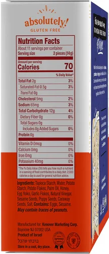 Miniatura 2 de Absolutely Pan plano Everything sin gluten, 5.29 onzas (paquete de 3)