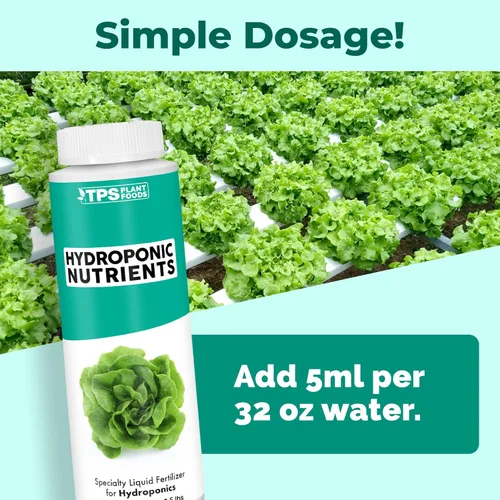 Miniatura 3 de Nutrientes Hidropónicos para Plantas Comestibles, Alimento Líquido Completo de Una Parte para Sistemas Hidropónicos, 8 oz (250mL)