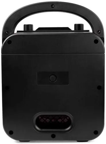 Miniatura 5 de RockJam Máquina de karaoke Bluetooth recargable de 10 vatios con dos micrófonos, espectáculo de luz y efectos de voz