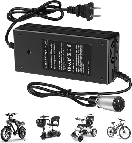 Cargador XLR macho de 24 V (máximo 29.4 V), 2 A, 3 pines, para scooter eléctrico, conducción médica, scooter GoGo, Elite Traveler, Plus HD US, Ezip