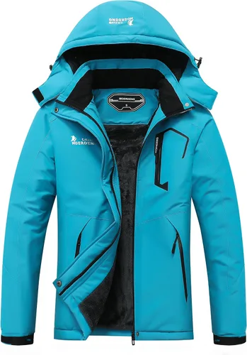Miniatura 11 de MOERDENG Women's Waterproof Ski Jacket Warm Winter Snow Coat Mountain Windbreaker Hooded Raincoat Jacket