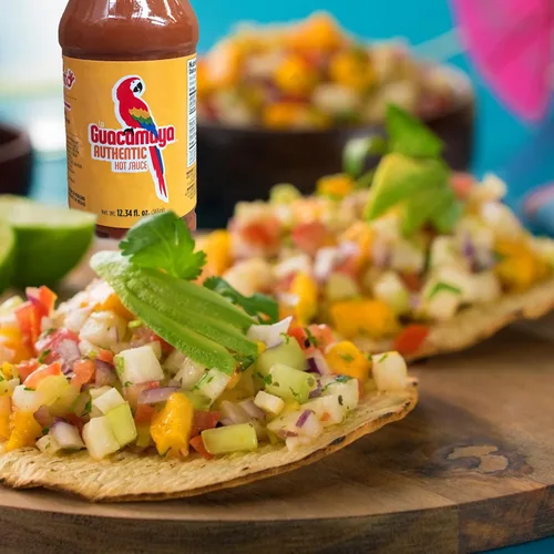 Miniatura 7 de La Guacamaya Auténtica salsa picante (33.81 fl.oz.) - Salsa picante mexicana - Salsa picante - Salsa picante Comida mexicana - Salsa Picante