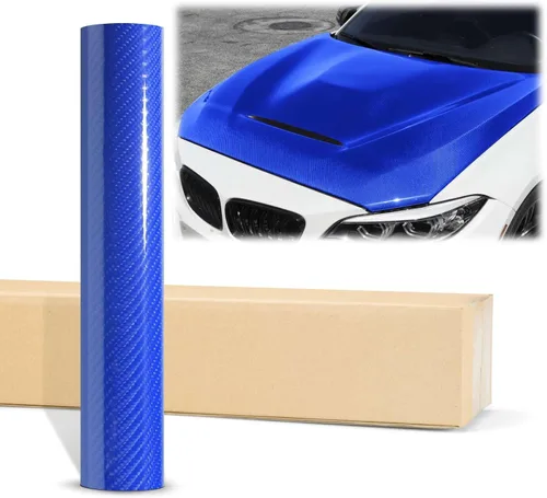 Miniatura 27 de EZAUTOWRAP - Adhesivo revestidor de vinilo muy brillante de fibra de carbono 7D prémium con juego de herramientas, lámina de calcomanía con Gris