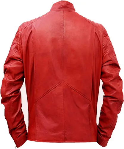 Miniatura 2 de JUFAH The Flash - Chaqueta de piel sintética para hombre, diseño de Helloween de película roja