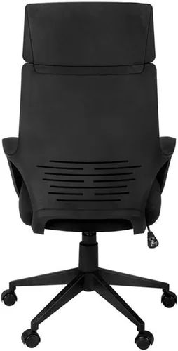 Miniatura 7 de Monarch Specialties Silla de oficina, color negro Tela negra/negro