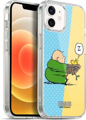 Miniatura 138 de Head Case Designs Funda de gel con licencia oficial de Peanuts Snoopy & Woodstock Halfs and Laughs [protección de grado militar] compatible