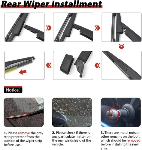 Miniatura 7 de OTUAYAUTO - Limpiaparabrisas trasero para Ford
