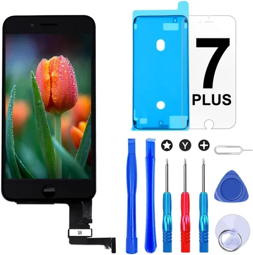 Miniatura 17 de Brinonac para iPhone 6, pantalla de repuesto negra, digitalizador LCD táctil, montaje completo con cámara frontal, sensor de proximidad, altavoz