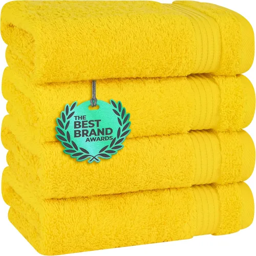 Miniatura 114 de Cotton Paradise - Juego de 4 toallas de mano para baño, 100% algodón turco, toallas suaves y absorbentes para la cara, toallas de mano color gris