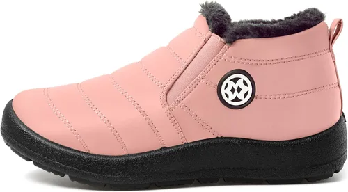 Miniatura 2 de Botas de nieve de invierno con forro de piel cálida para mujer, impermeables, botines al aire libre, zapatos cómodos para mujer