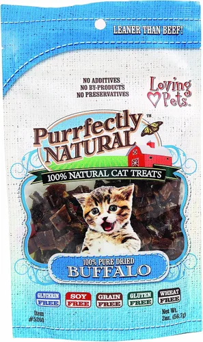 Miniatura 4 de Loving Pets Purrfectly - Golosinas naturales de camarones liofilizados para gatos, 0.5 onzas