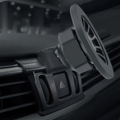 Miniatura 3 de BEERTE Soporte de teléfono compatible con Nissan Murano 2017 2018 2019 2020 2021 2022 2023 2024, ventilación de aire ajustable, soporte de teléfono