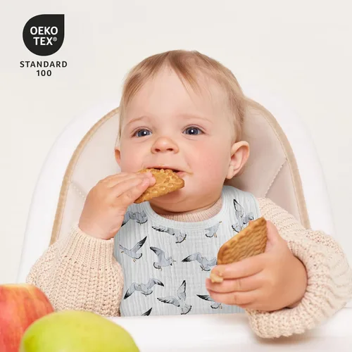 Miniatura 3 de Baberos de Muselina para Bebés que Babean para Niños y Niñas Unisex, Paquete de 6 Baberos de Bebé de Algodón Suave para Dentición y Babeo, Regalo
