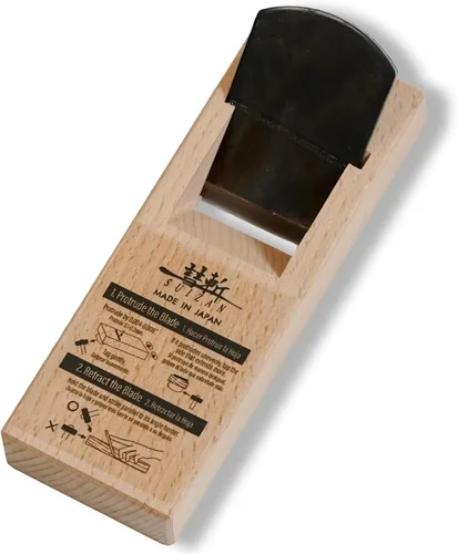 Miniatura 7 de SUIZAN Kanna - Cepilladora de madera japonesa de 2.4 pulgadas, herramientas profesionales para trabajar la madera