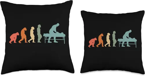 Miniatura 3 de Physiotherapist Accessories Gifts Shirts Fisioterapia, quiropráctico, fisioterapeuta, almohada de fisioterapeuta, 16 x 16, multicolor