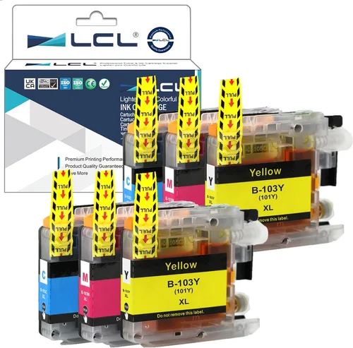 LCL LC103XL Cartucho de tinta de color de repuesto para Brother LC103 LC103XL LC1033PKS LC101 LC-103 LC103CL XL para MFC-J870DW MFC-J470DW