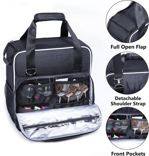 Miniatura 3 de BAGSPRITE Bolsa de viaje para cafetera, compatible con Keurig K-Mini o K-Mini Plus, funda de transporte para cafetera de una sola porción