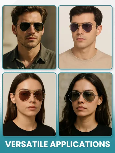 Miniatura 7 de SPORTS WORLD VISION RB Glasses - Almohadillas para la nariz PVC suave cierto RB Aviator almohadillas de cojín 0.59 pulgadas con clip fácil