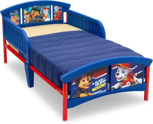 Miniatura 5 de Delta Children Caja de juguetes de lujo, Disney Minnie Mouse y cama de plástico para niños pequeños, Nick Jr. PAW Patrol