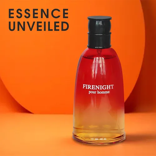 Miniatura 2 de AFLUXE FIRENIGHT POUR HOMME Eau De Toilette Perfume para Hombre de Larga Duración 3.4 Fl Oz Colonia para Hombre Uso Diario
