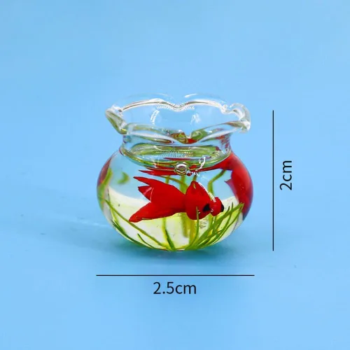 Miniatura 3 de Pescado de casa de muñecas, resina de pescado en miniatura para casa de muñecas 1:6