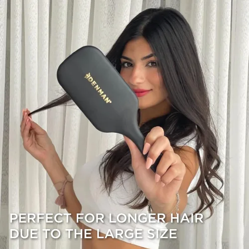 Miniatura 7 de Denman Gentle Paddle Hairbrush for Comfortable Detangling, Blowdrying and Styling