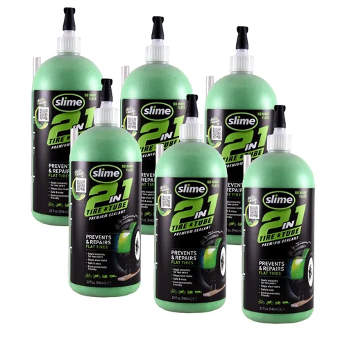 Miniatura 12 de Slime 10207 Sellador de reparación de pinchazos 2 en 1 para neumáticos y tubos, 2 en 1, premium, prevención y reparación, adecuado para todos