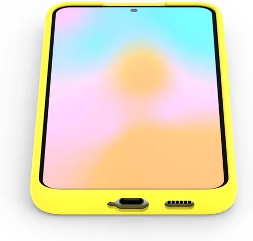 Miniatura 3 de FELONY CASE - Funda Samsung Galaxy S22 Plus - Elegante funda de silicona amarilla neón - Fundas protectoras a prueba de golpes de 360° para Samsung