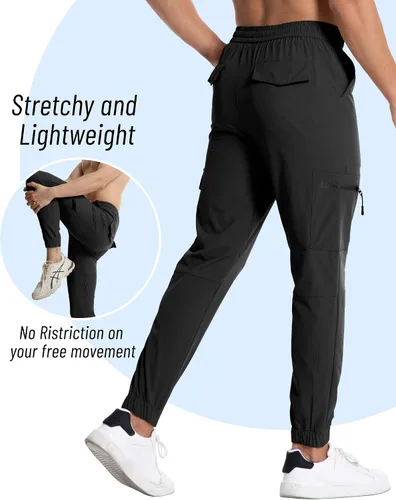 Miniatura 3 de Y YERFONE Cargo Pants for Men Slim Fit Joggers for Men Workout Athletic Hiking Golf Track Pants with Pockets