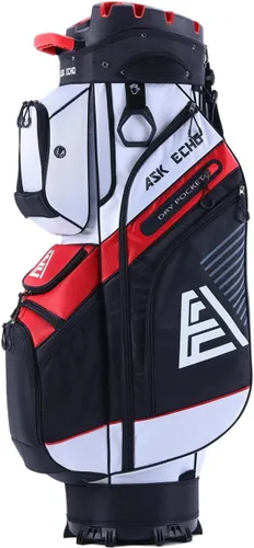 Miniatura 2 de ASK ECHO T-Lock – Bolsa de carrito de golf con organizador de 14 divisiones en la parte superior, bolsa de carrito de golf premium con asas y funda