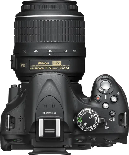 Miniatura 6 de Nikon D5200 24.1 MP CMOS Digital SLR con 0.709-2.165 in f/3.5-5.6 AF-S DX VR NIKKOR Zoom Lens (negro) (Descontinuado por el fabricante)