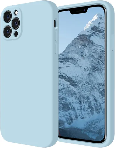 Miniatura 10 de FireNova Funda diseñada para iPhone 12 Pro, funda de silicona [protección de cámara] con forro de microfibra suave antiarañazos, 6.1 pulgadas