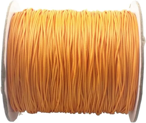 Miniatura 16 de Cordón de poliéster encerado para hacer joyas, cuerda encerada con carrete para hilo de bricolaje (rojo, 0.020 in (150 yardas))