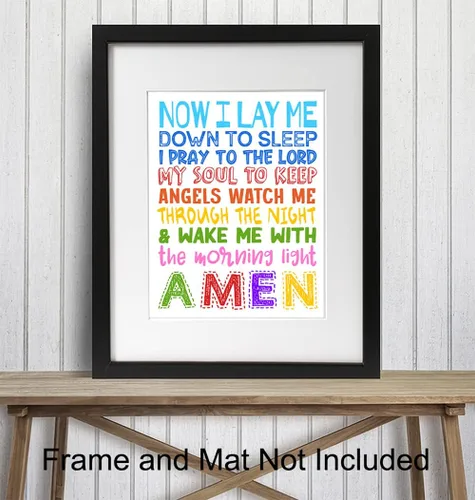 Miniatura 3 de Yellowbird Art & Design Arte y Decoración Religiosa para Pared - Lindos Regalos Cristianos para Dormitorio de Niños, Guardería, Niñas Pequeñas