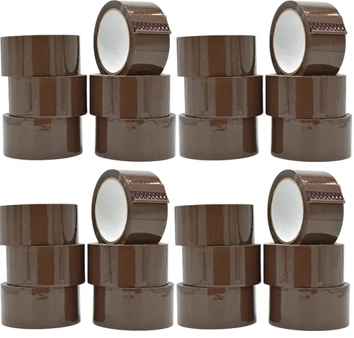 Miniatura 7 de 6 rollos de cinta de embalaje transparente para cajas de envío, 2 pulgadas x 110 yardas y 330 pies, cinta transparente resistente, diseñada