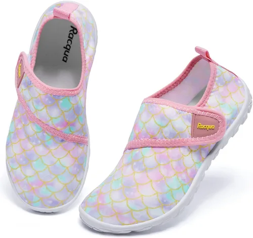 Racqua Boy's Girl's Kids Water Shoes Quick Dry Swim Sport Pool Aqua Shoes(Little KidBig Kid)
