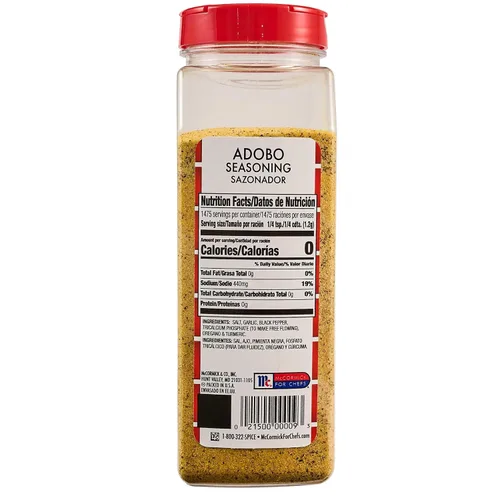 Miniatura 22 de Lawry's Condimento, Adobo, condimento multiusos, hecho para chefs, mezcla clásica de ajo, orégano, cúrcuma, sal y pimienta negra, para tacos, pollo