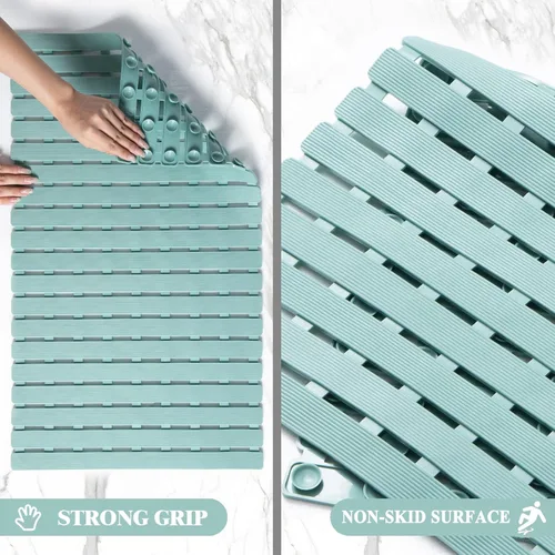 Miniatura 3 de Sheepping - Tapete de ducha antideslizante para bañera, lavable a máquina, tapete de baño antideslizante para bañera, tapete de drenaje rápido